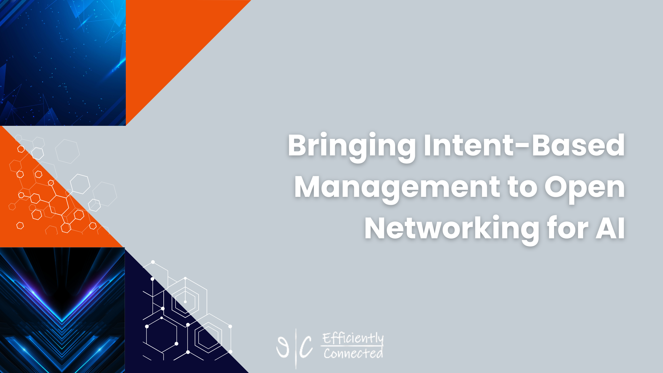 Bringing Intent-Based Management to Open Networking for AI