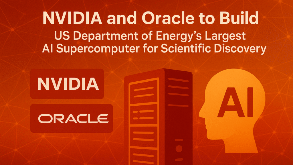 NVIDIA and Oracle Power DOE’s Agentic AI Supercomputer