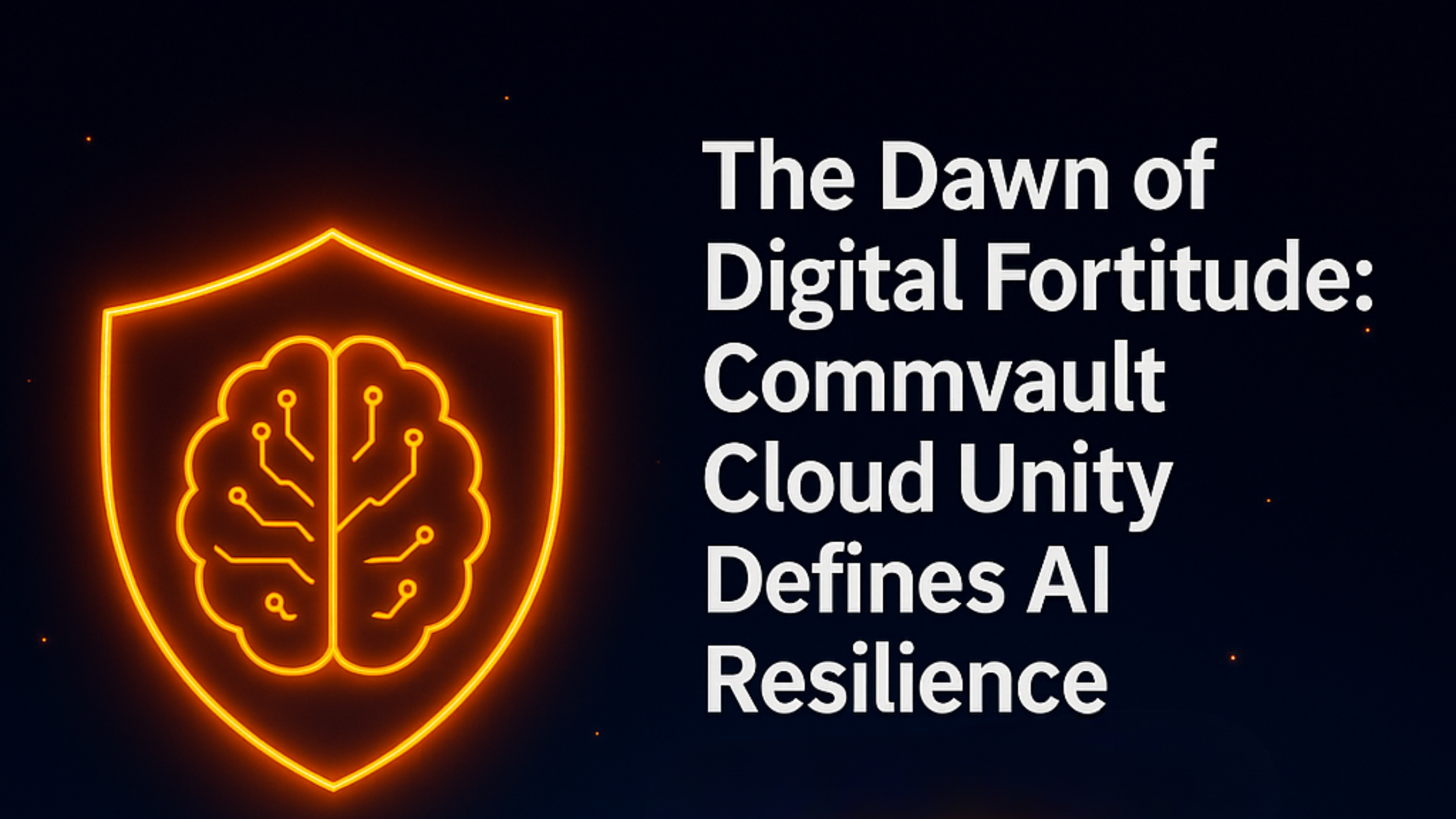 The Dawn of Digital Fortitude: Commvault Cloud Unity Defines AI Resilience