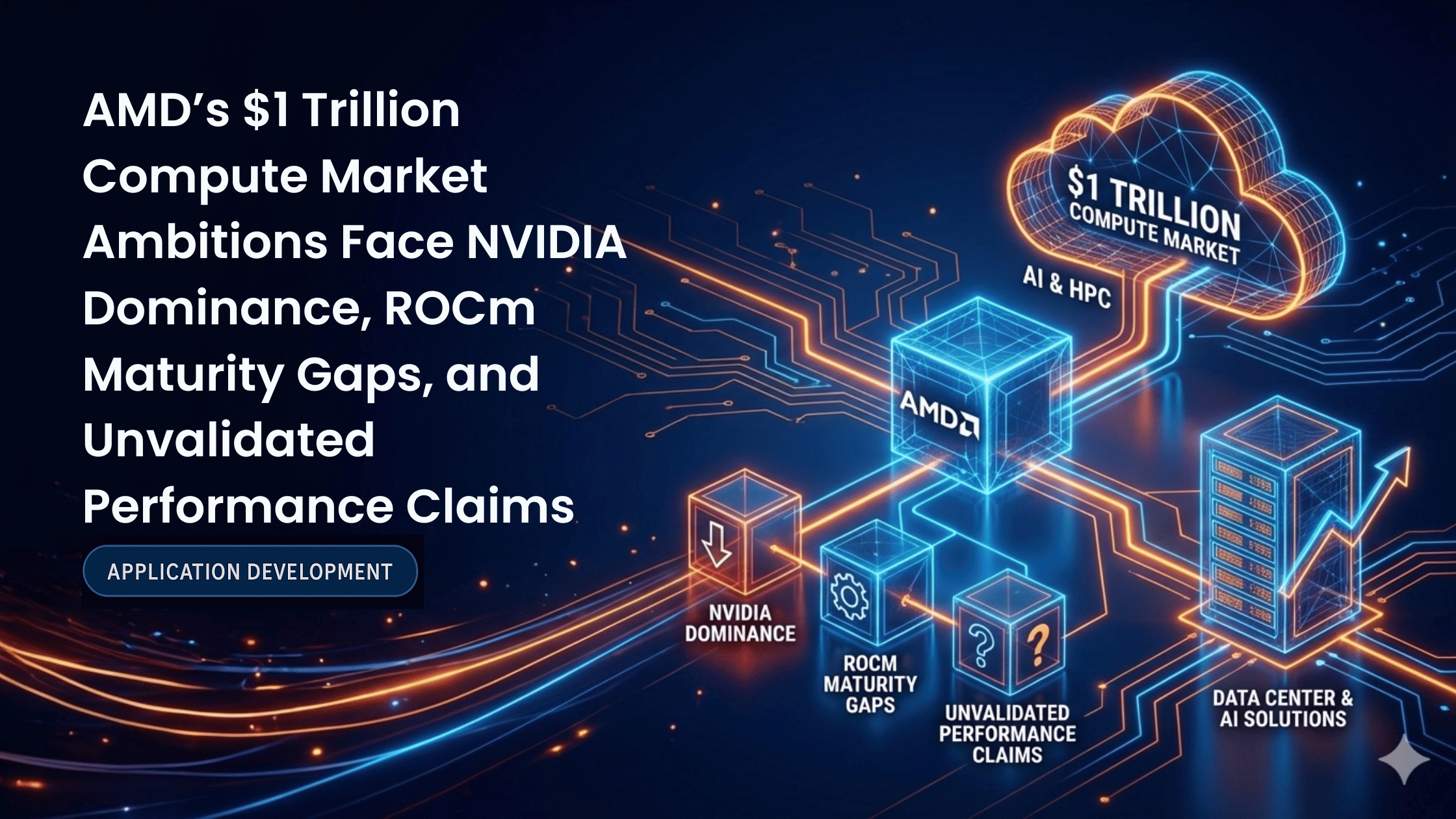 AMD’s $1 Trillion Compute Market Ambitions Face NVIDIA Dominance, ROCm Maturity Gaps, and Unvalidated Performance Claims