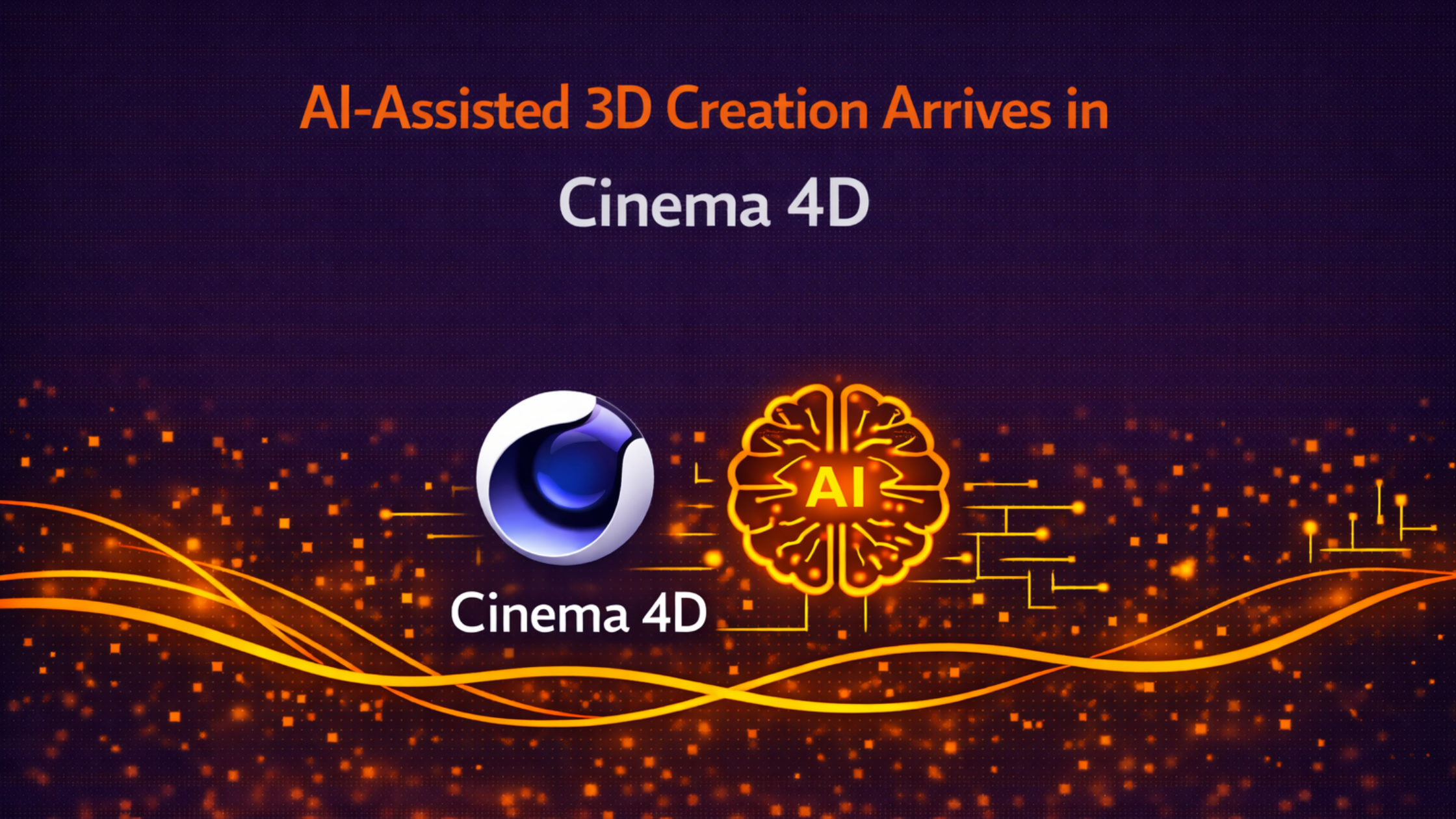 AI-Assisted 3D Creation Arrives in Cinema 4D