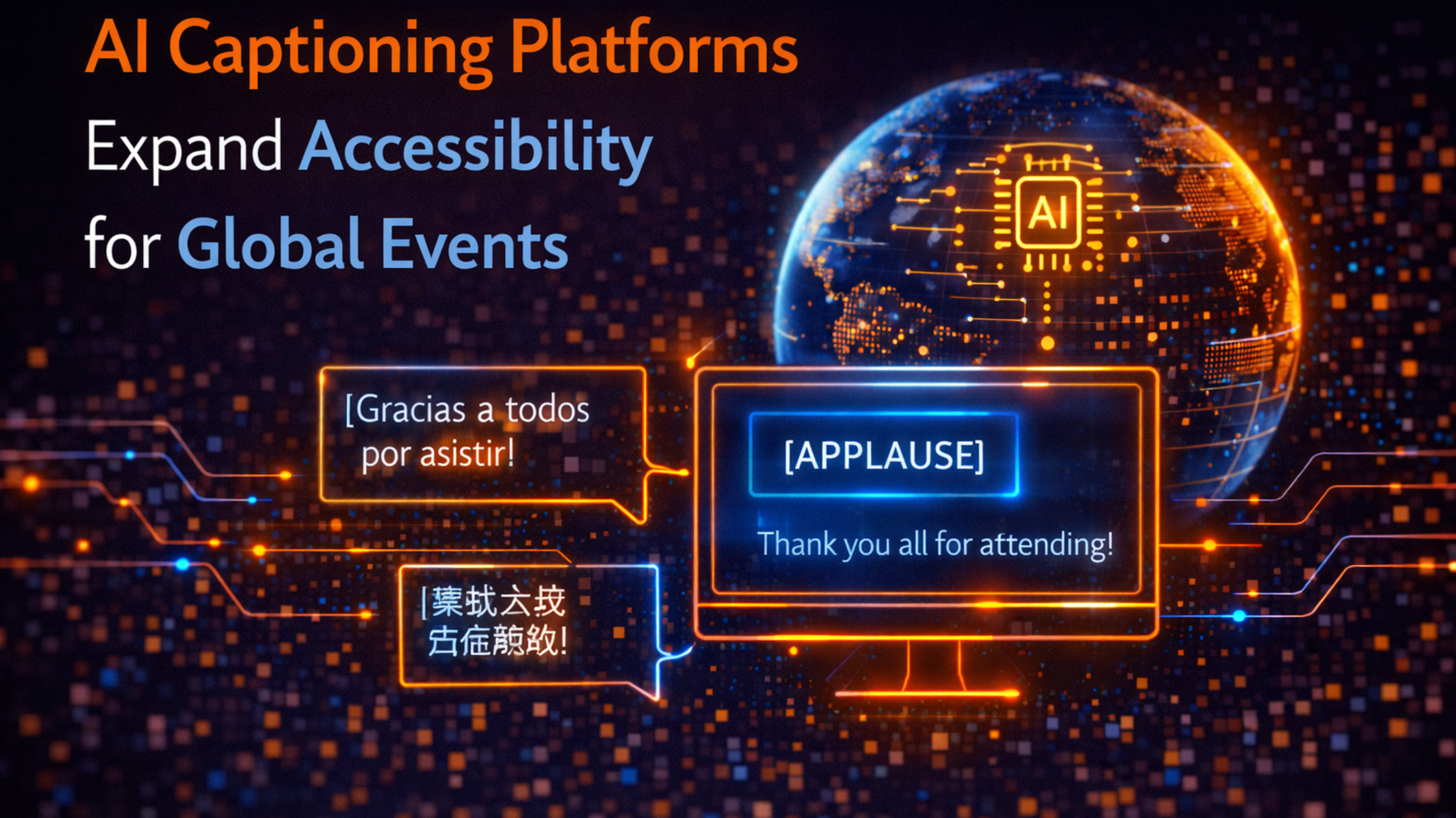 AI Captioning Platforms Expand Accessibility for Global Events