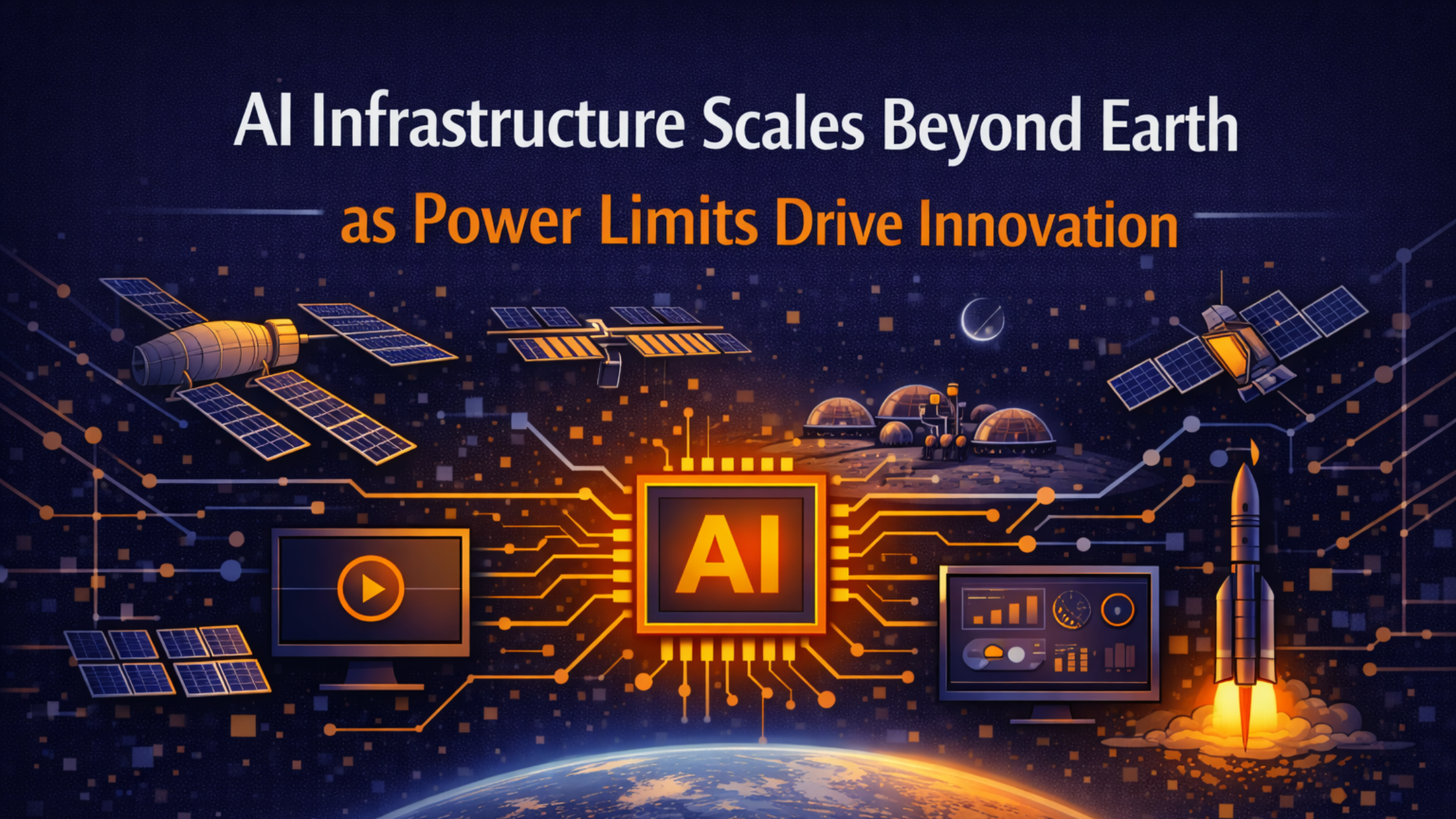AI Infrastructure Scales Beyond Earth as Power Limits Drive Innovation