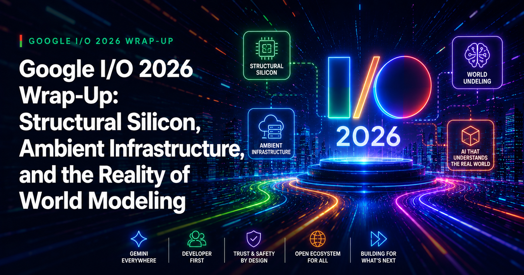 Google I/O 2026 Wrap-Up: Structural Silicon, Ambient Infrastructure, and the Reality of World Modeling