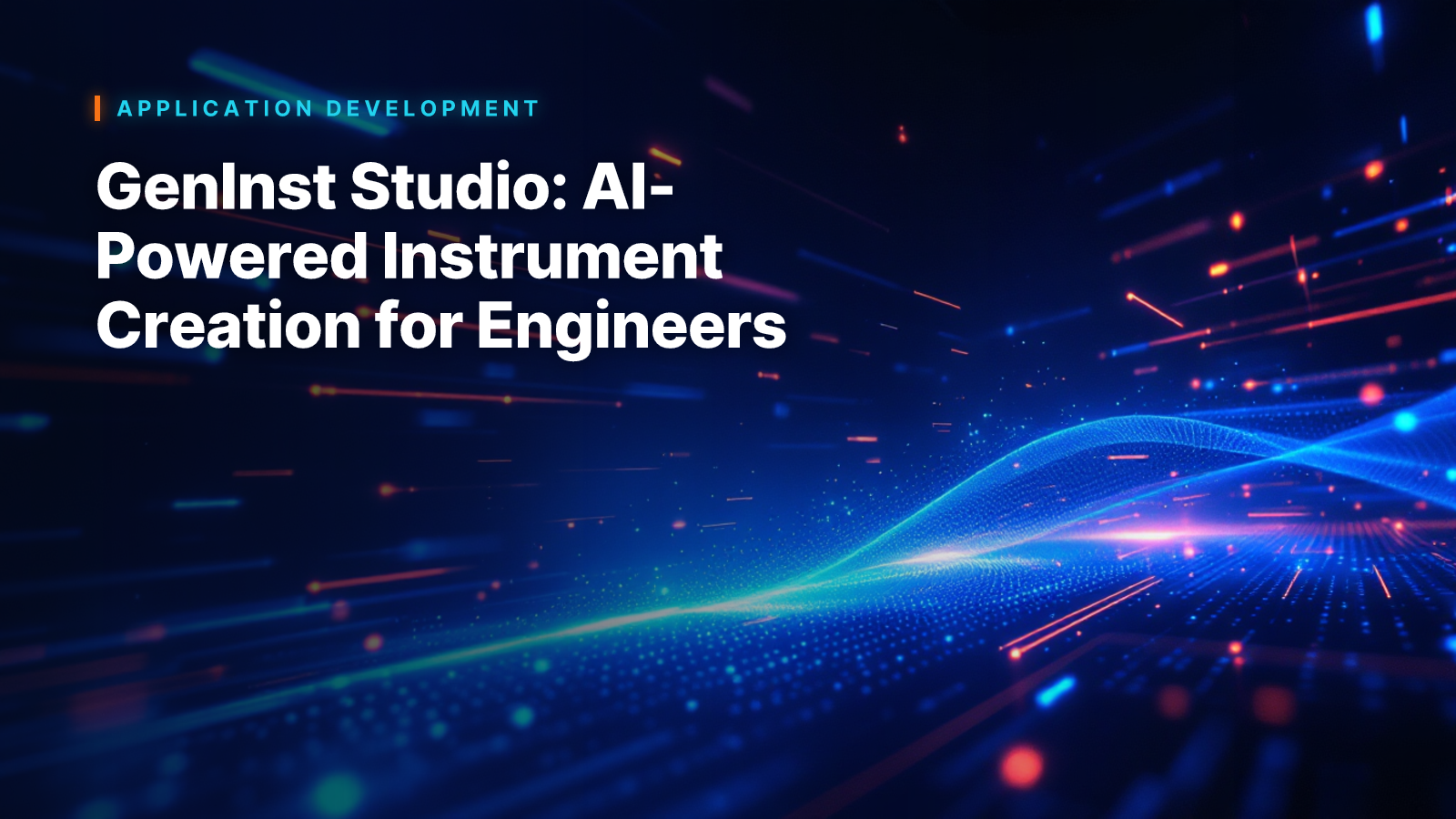 GenInst Studio: AI-Powered Instrument Creation for Engineers