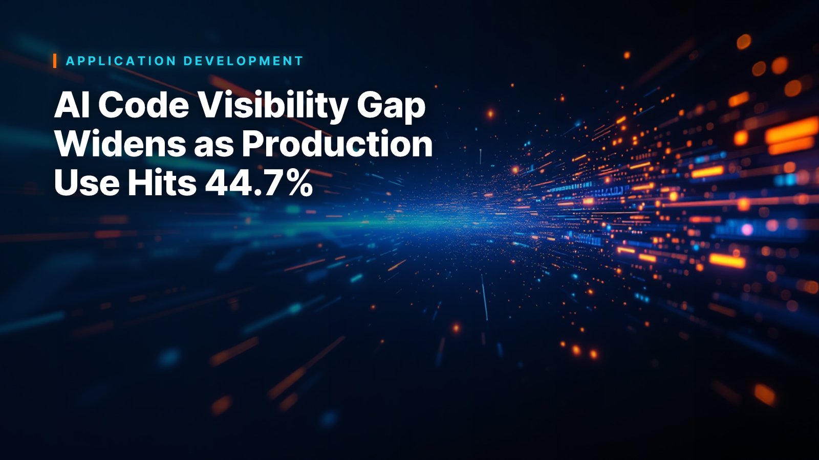 AI Code Visibility Gap Widens as Production Use Hits 44.7%