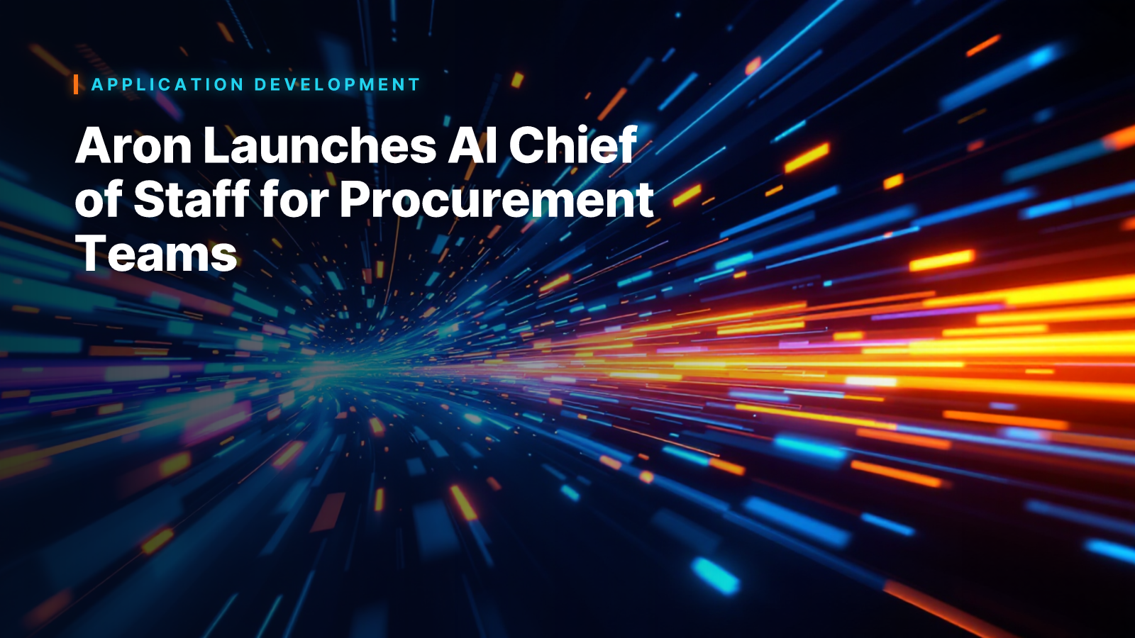Aron Launches AI Chief of Staff for Procurement Teams