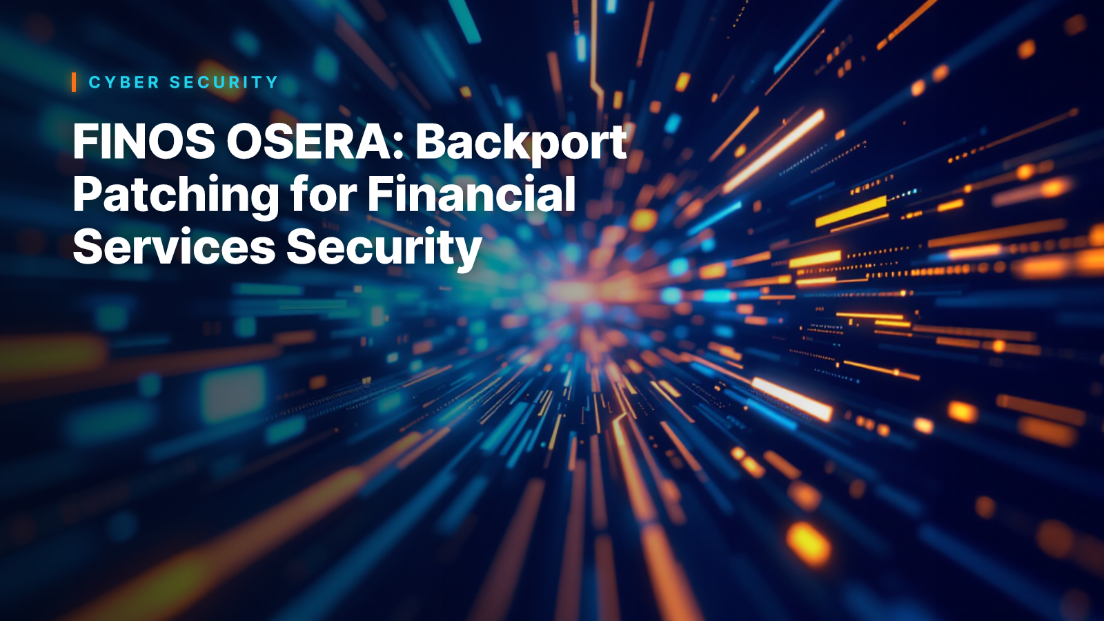 FINOS OSERA: Backport Patching for Financial Services Security